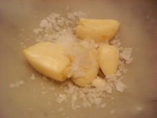 garlic and salt